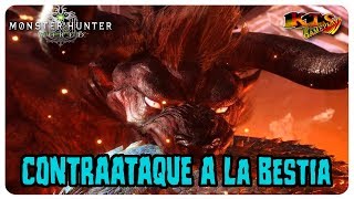 MONSTER HUNTER WORLD 65 Contaataque a la Bestia MISIÓN EVENTO 9★ [upl. by Yrogreg348]