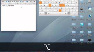 Typing Special Characters On A Mac [upl. by Anelrihs]