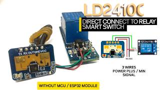 Bikin lampu otomatis dengan sensor LD2410 dan relai jadi smart switch [upl. by Arrik]