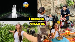 😜Aaj to Bahar Open me hi Nahana Pada Galti se 😱Most Horror Village Road pe chali gai Bindass Kavya [upl. by Odnanreh]