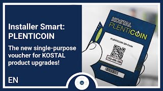 InstallerSmart PLENTICOIN – the new singlepurpose voucher for KOSTAL product upgrades [upl. by Doscher]