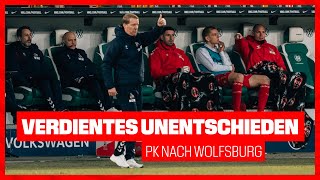 SCHULTZ quotEin guter Punkt für unsquot  VfL Wolfsburg  1 FC Köln  Pressekonferenz [upl. by Hoffer]