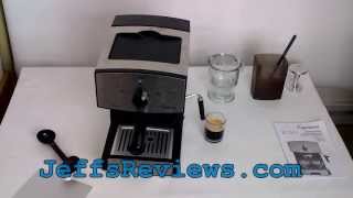 Capresso EC50 Stainless Steel Espresso amp Cappuccino Machine [upl. by Rolyat]