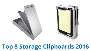 8 Best Storage Clipboards 2016 [upl. by Spevek614]