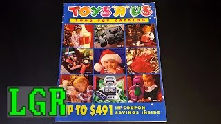 LGR  1993 ToysquotRquotUs Catalog Nostalgia [upl. by Crescantia]