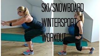 Ski  Snowboard Wintersport Workout [upl. by Jamilla]