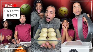 ERIK MADE HOMEMADE YEAST ROLLS  FUNNY FOOD REVIEWS MUST WATCH [upl. by Trudnak971]