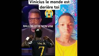 Mais le tritre ne fait pas un héro  vinicius ballondor francefootball [upl. by Brittney339]