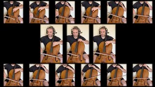 El tango de Roxanne  BSO Moulin Rouge 15 cellos [upl. by Alemap]