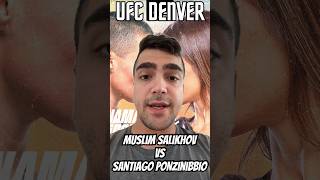 UFC Denver  Santiago Ponzinibbio vs Muslim Salikhov [upl. by Dranyar129]