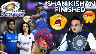 BCCI ended Ishan Kishans career  Mumbai Indians released Ishan Kishan from the team [upl. by Nolitta]