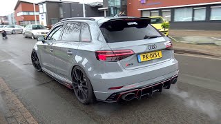 530HP Stage 2 Audi RS3 8V Sportback with Milltek Exhaust  LOUD Accelerations amp Revs [upl. by Dinin]