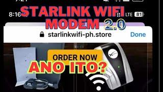 STARLINK WIFI MODEM 20 REVIEW [upl. by Ecnarf]