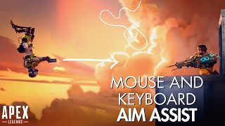 Apex  Aim assist on mouse and keyboard working s23 [upl. by Ylrebnik497]