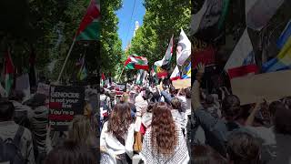 Naarm Melbourne antigenocide protests australia victoria melbourne [upl. by Setiram]