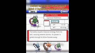 Legendary forces of nature  Tornadus  Thundurus  Landorus Pokemon Fire Ash [upl. by Muriah148]