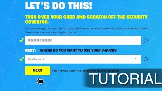 How to REDEEM vbucks on your ps4 SIMPLE METHOD [upl. by El]