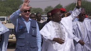 Niger UN Refugee Chief Visits Diffa [upl. by Uticas834]