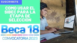 ✅Como Postular Al Primer Momento Para La ETAPA DE SELECCIÓN De BECA 18🚀 [upl. by Rysler]