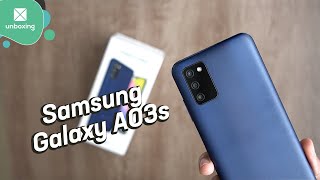 Samsung Galaxy A03s  Unboxing en español [upl. by Gabel]