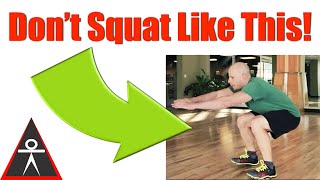 The Squat Myth That Causes Knee Pain [upl. by Lleuqar370]