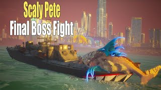 Maneater  Scaly Pete Final Boss Fight amp Ending [upl. by Nodnorb]