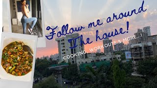 Follow me around  Cooking Workouts Reading Malvika Sitlani [upl. by Crandall824]