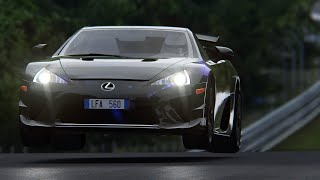 Lexus LFA NP  Nürburgring Nordschleife Tourist Trackday  Assetto Corsa Gameplay [upl. by Enenstein]