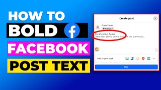 How to Use Bold Text on Facebook to Grab Attention [upl. by Pyle]