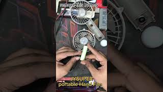 j y super mini charging fan fanrepair jysuper mini chargingportrepair battery replacement [upl. by Geminian]