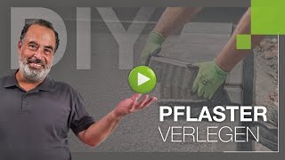 Pflastersteine verlegen  DO IT YOURSELFAnleitung [upl. by Davon]