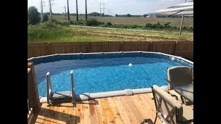 Pool Factory pool install  Above Ground Pool  12X24 [upl. by Scheck597]