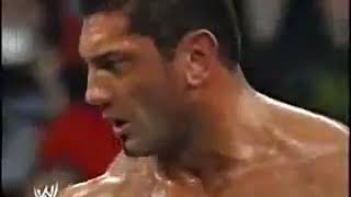 Royal Rumble 2005 Batista Vs John Cena HD [upl. by Enytsirk478]