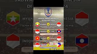 Jadwal aff 2024 aff2024 timnasindonesia timnasday timnas fifa [upl. by Zaccaria459]