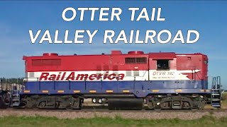 Otter Tail Valley Railroad High Hood GP9 and GP18 Locomotives on Jointed Rail [upl. by Neeneg]