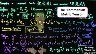 The Riemannian Metric Two Tensor [upl. by Aztilem]