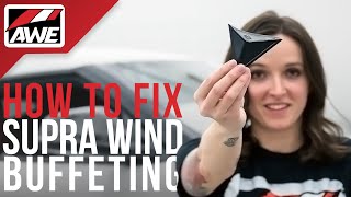 Fix Supra Wind Buffeting with the Foiler™ Wind Diffuser [upl. by Airehc]