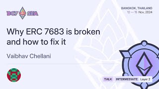 Why ERC 7683 is broken and how to fix it [upl. by Hopkins]