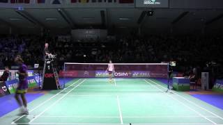 Denmark Open 2013 MS  Jan O Jorgensen vs Kashyap Parupalli [upl. by Licna]