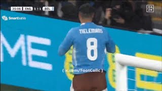 Tielemans Goal  🏴󠁧󠁢󠁥󠁮󠁧󠁿 England 12 Belgium 🇧🇪 Highlights International Friendly Match [upl. by Tenahs]