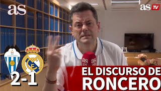 ALCOYANO 2 REAL MADRID 1  Roncero y su duro discurso tras la debacle HAZARD ZIDANE  AS [upl. by Adi]