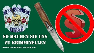 Verfehlte Sicherheitspolitik Das Dilemma dem neuen WaffenrechtsVorschlag und dem Messerverboten [upl. by Jablon497]