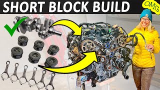 Short Block Build  Land Rover TDV6  SDV6  S4Ep16 [upl. by Lundberg]