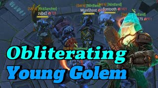 Young Golem Elimination in Frostborn – Epic Battle amp Strategyquot [upl. by Eerihs656]