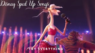 Try Everything Sped Up Zootopia TikTok Audio [upl. by Hanej]