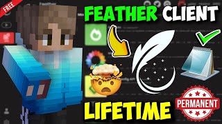 How to play cracked Feather Client for FREE  PERMANENT [upl. by Hoes]