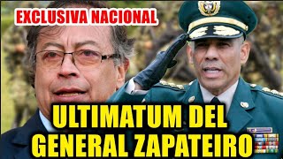 Exclusiva Nacional Ultimátum del General Zapateiro contra Gustavo Petro [upl. by Haelem]