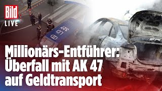 🔴 Überfall auf mehrere Geldtransporter Gefasster Räuber ist ReemtsmaEntführer  BILD Live [upl. by Acirahs38]