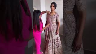 Traditional dupatta draping for a bride  Dolly Jain dupatta draping styles [upl. by Roosevelt]