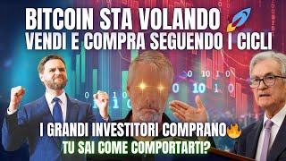 🚀 BITCOIN QUESTO NON È IL MOMENTO DI VENDERE 🔥👀 SCOPRIAMO IL PERCHÈ [upl. by Eerpud]